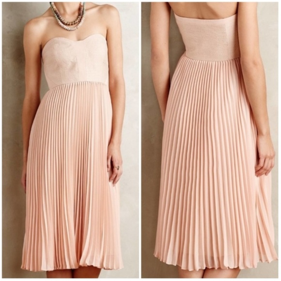 Anthropologie Dresses & Skirts - Anthropologie 4 Collective Pink Strapless Dress